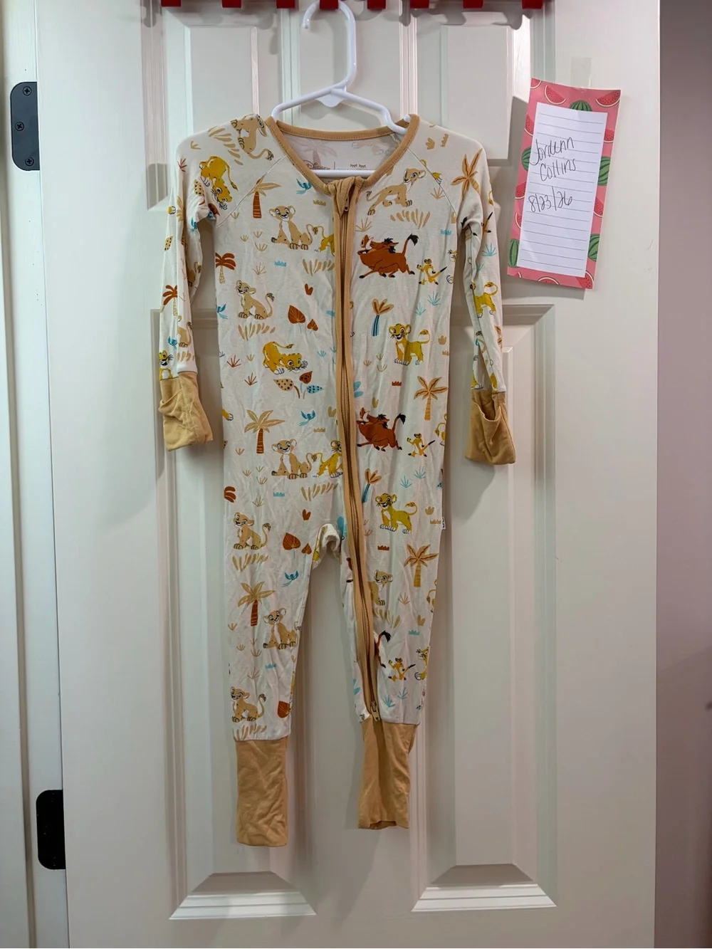 Little Sleepies Zippy Lion King 6-12